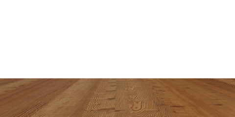 wood floor on isolated empty background