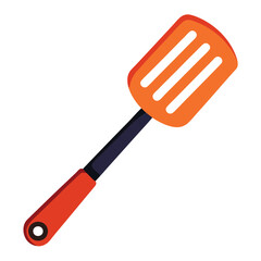 kitchen spatula isolated on white