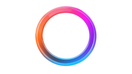 Circular infographic element transparent background