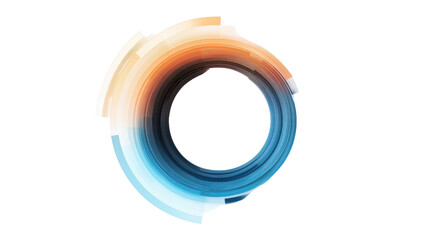 Fototapeta premium Circular infographic element transparent background