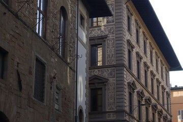 Classic building in the downtown of Florence, Italy