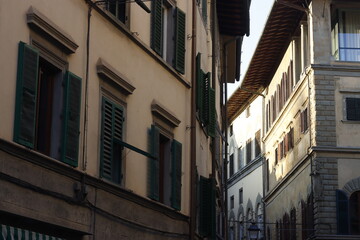 Classic building in the downtown of Florence, Italy