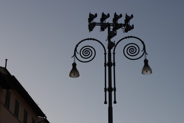 Street lamp in the city