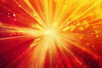 Obraz premium Abstract Red Background with Glowing Lights, Sparkles, and Digital Art for a Vibrant and Mystical Fantasy Design