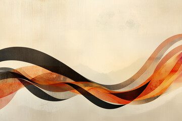 Wavy, fluid, beautiful abstract background. Good for any project. 