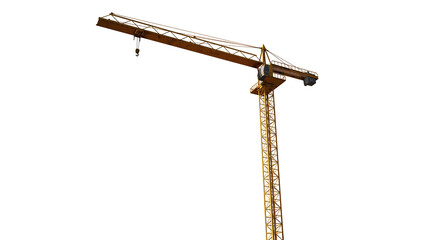 tower  crane isolated on white background