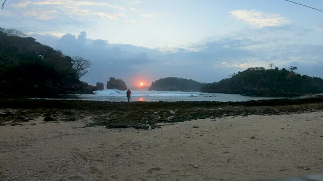 Java Sea, Ngliyep Beach, East Java, Indonesia