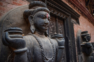 Buddhist temple in Lalitpur district Kathmandu.