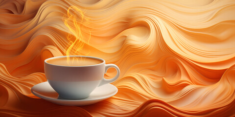 Coffee cup background