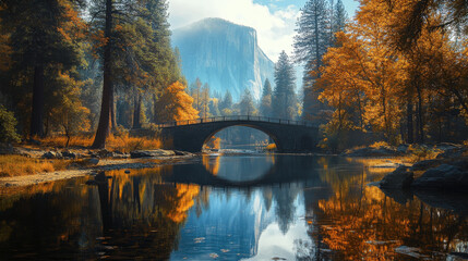 Naklejka premium The image is crisp and inviting, perfect for showcasing architectural beauty in nature.