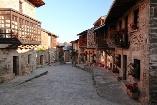 Calle de Puebla de Santabria. Zamora.