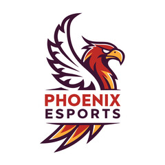 Obraz premium Adobe Illustrator Artwork Phoenix Esports logo design Pro Vector