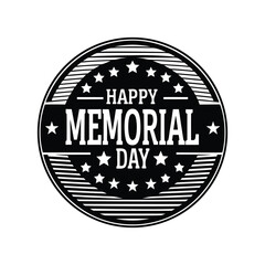 Happy Memorial Day Vector Design