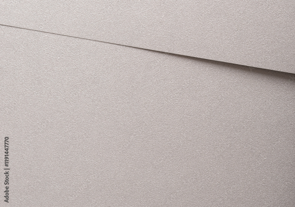 Poster Ash gray paper background with a smooth, pearlescent finish and diagonal patterns. Light, reflective tones and a grainy texture create a sophisticated, radiant, and stylish design.