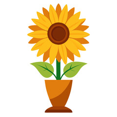 Obraz premium sunflower in a vase
