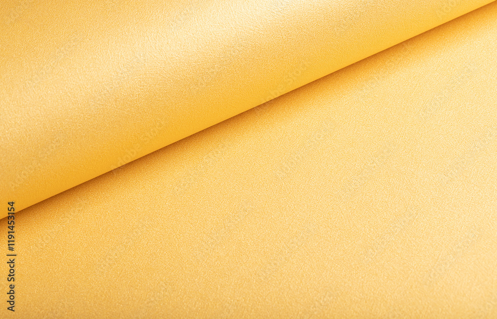 Poster golden paper background with a smooth, grainy texture and a glossy, reflective surface. radiant hone