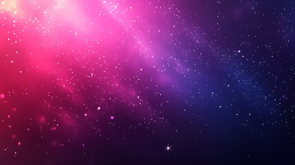 Pink and Purple Nebula Cosmic Dust Starscape
