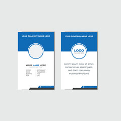 Professional ID Card Design with Photo and Details.