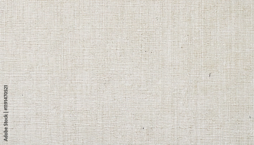 Aufkleber minimalistic white textured background with horizontal lines, natural woven fabric pattern ideal for