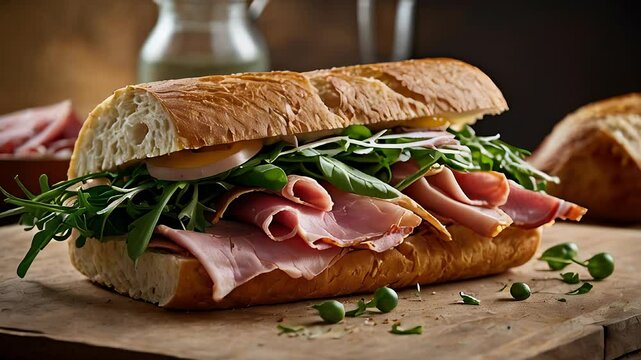 ham and cheese sandwich