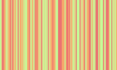Vibrant vertical stripes in pastel peach, light green, and beige create a cheerful, modern pattern.