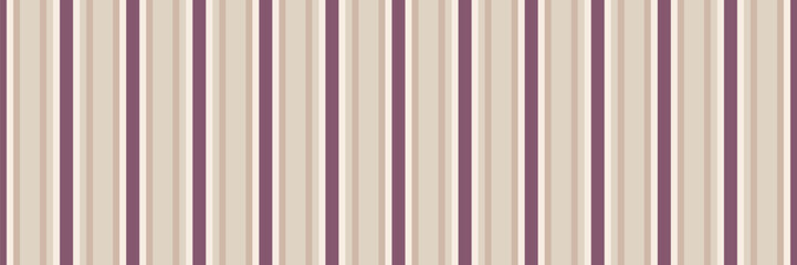 Elegant vertical stripes in muted mauve and beige create a sophisticated textile pattern.