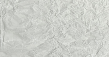 Obraz premium Crumpled grey paper texture. Abstract light blue background with wrinkled cardboard texture. Vector illustration horizontal crumpled empty white paper template for posters and banners.