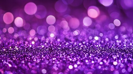 Purple Glitter Background, Valentine's Day, Romance, Love Texture