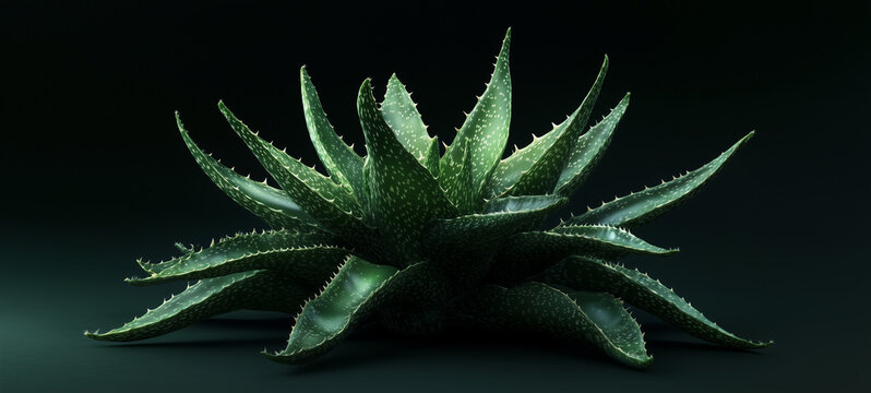 aloe vera in a small glass