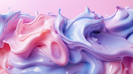 Naklejka premium Abstract Pink Purple Swirling Liquid Texture.