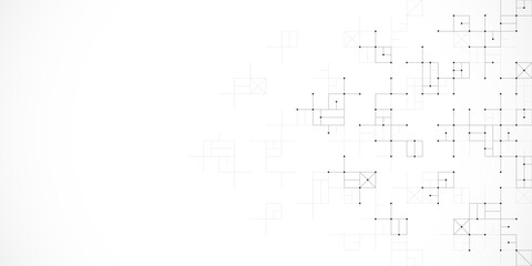 Minimalistic vector texture with linear squares pattern. Creative idea of modern design with abstract geometric background