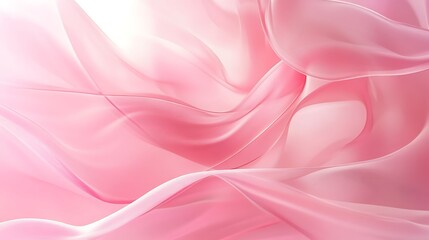 Fototapeta premium Abstract Pink Fabric Flowing Gracefully Soft