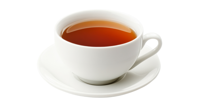 Cup of tea, isolated on transparent background - Powered by Adobe