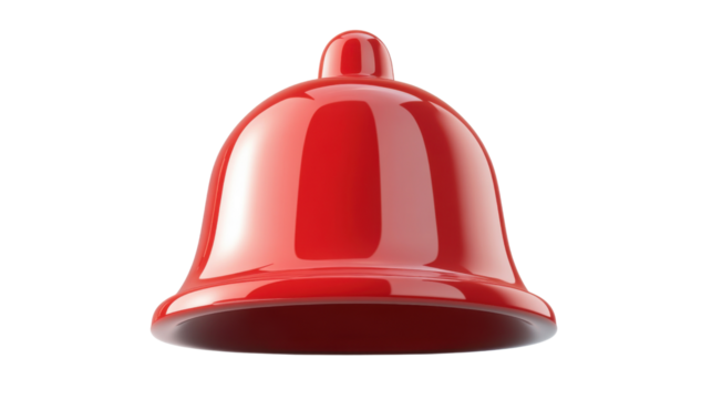 Notification bell transparent background - Powered by Adobe