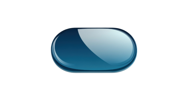 Glossy call-to-action button transparent background