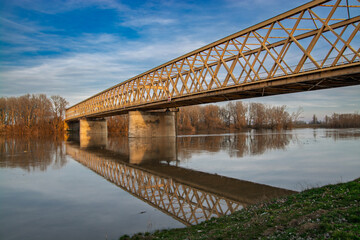 The river of Tisza in Zenta