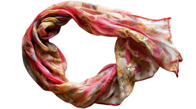 Grandmothers scarf, isolated on transparent background