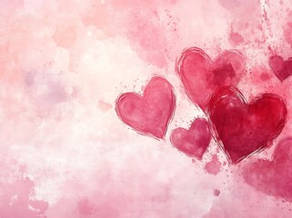 Fototapeta premium grunge valentine background with heart