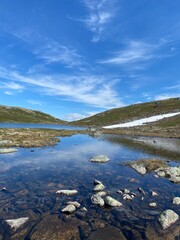 Fototapeta premium lake in the mountains