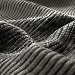 Close-Up View of Soft and Stretchy Jersey Fabric Texture Highlighting Intricate Stitching Pattern and Gentle Sheen