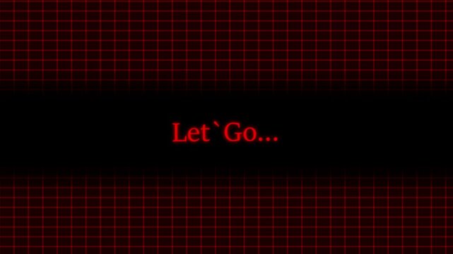 Let's go text with bad signal . Glitch effect 4k video . let's get started, Let's Get Started Comics Style Animation .