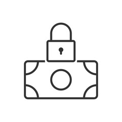 Money Security Lock Icon
