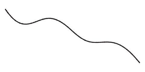 Black thread isolates on a white background. black silk thread looped in a circle form, symbolizing vector thread of fate in tradition. .Line of red yarn, long red thread. 