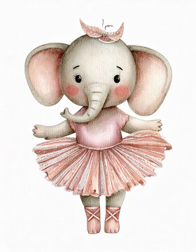 Kinder-Karneval Elefant als Ballerina