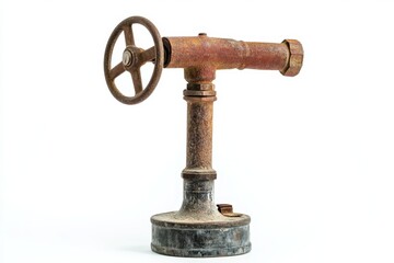 Rusty Industrial Antique Pipe Art Piece