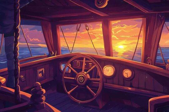 An illustration concept of ��Welcome Aboard�� featuring cheerful and inviting design elements.