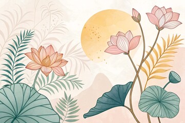abstract floral background