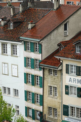 The old town of Lausanne, Switzerland