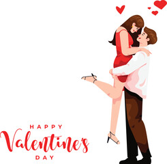 happy valentine's with heart