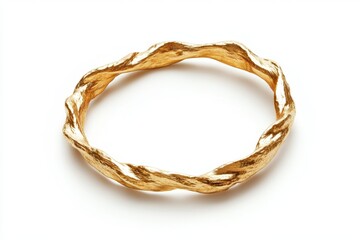 Gold Twisted Bracelet - Exquisite Design